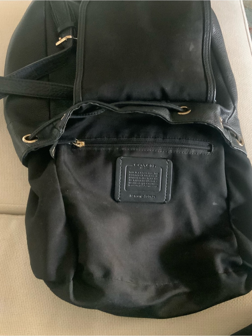 Coach Black Billie Mini Backpack - Picture 13 of 13
